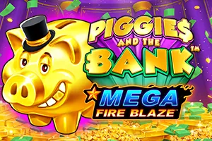 Playtech : Mega Fire Blaze: Piggies and the Bank™ - BIROPAY28